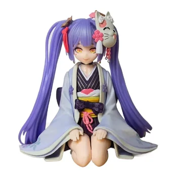 12cm Kimono Virtual Azusa Cifre Virtuareal Azusa Cifrele de Acțiune PVC Anime Model de Colectare de Jucării pentru Desktop Decorare Cadouri