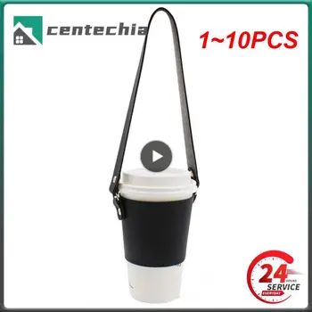 1~10BUC Ceașcă de Cafea Titularul de Acoperire Lapte Ceai de Protecție a Mediului Agățat Portabil Geanta Detasabila Lanț de Ambalare (Fără Apă