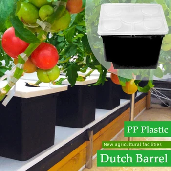 1~5Pcs cu efect de Seră pentru Culturi fără sol Echipamente Plastic PP Plantare olandeză Butoaie Hidroponice Substrat de Legume de Plantare găleți