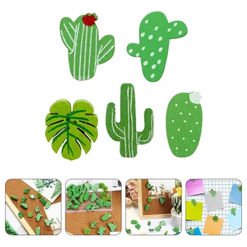 2 Cutii de Buletinul de Bord Push Pin Fotografii, Hărți de Perete Decorativ Push Pin Cactus Mic Pioneze