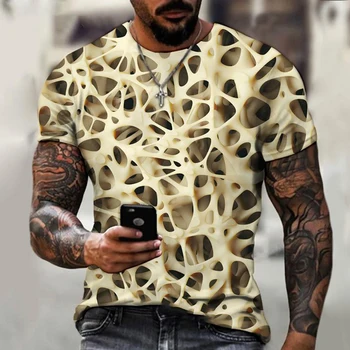3D T-shirt de Vară Bărbați Femei Hipster Trei-dimensional Tricou Strada Harajuku Tricou Unisex Rece Supradimensionate Sus