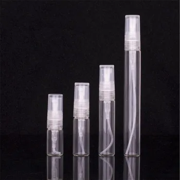 5 buc/pack 2 ML 3 ML 5 ML 10 ML Clare Mini Parfum Flacon de Sticlă Gol Cosmetice Sticla de Probă Tub Subțire de Sticlă Flacoane de Chihlimbar