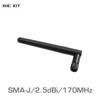 5PCS 170MHz Omni Vhf Antena 2.5 dBi SMA Male Flexibil Omnidirectional Antena Cauciuc XHCIOT TX170-JK-11