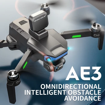 AE3 PRO Max GPS Drona 4K HD Camera Dublă 5GHz Wifi FPV 3-Axis Gimbal 5KM Profesionale Radar RC Evitarea Obstacol Quadcopter Jucarii