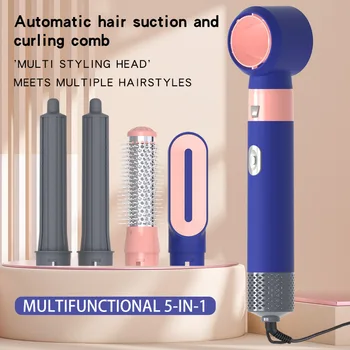 Amazon este cel Mai bun-de Vânzare Multifunctional Ion Negativ Uscător de Păr, 5-în-1 Bigudiu Set, Hair Styling, 2-în-1 Automat de Curling Stick