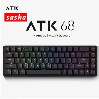 ATK ATK68 Tastatură de Gaming Comutator Magnetic SMART SPEED X iute de Aliaj de Aluminiu Tastatură Mecanică RGB Pc Gamer Varolant