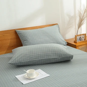 Bumbac lenjerie de pat, singură bucată de bumbac pur, versatil, confortabil si frumos pat din bumbac cearceafuri