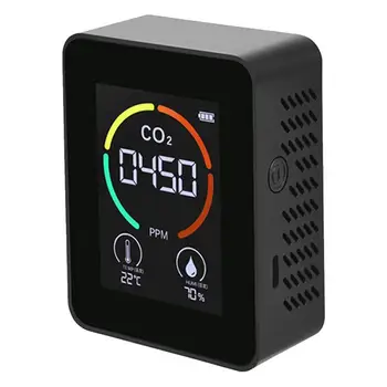 CO2 Logger de Date Monitor 3-în-1 de Calitate a Aerului Interior Monitor Portabil, Monitor CO2 Calitatea Aerului Monitoriza Temperatura Umiditate Relativă
