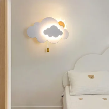 Copii moderne Iepure Cabluri Nor Lampă de Perete Pentru Dormitor Lumina Wandlamp Aplicatiile Murale Lampara Comparativ