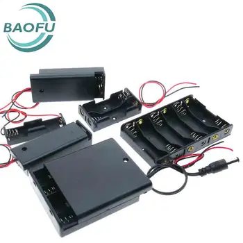 Cutie baterii AA # 5 cu televiziune prin cablu/cutie/switch/DC cap/9V catarama 1/2/3/4/5 secțiuni/6 secțiuni/8 secțiuni