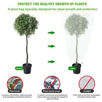 De Protecție a culturilor de Plante de Durabil, rezistent la apa Planta Huse pentru Protecție de Iarnă Ideal pentru Gradina de Arbuști de Fructe de Palmier Copaci Suplimentar
