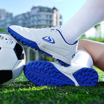 De înaltă Calitate TF Barbati Pantofi de Fotbal din Piele Dantela-up Pantofi de Fotbal Pentru Copii în aer liber Profesionist Non-alunecare de Futsal Adidași Bărbați