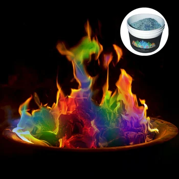 Foc Magie Colorat Flăcări Pulbere De Foc Flacără Praf Magic Vatră De Foc Flăcări În Aer Liber Camping Drumetii Instrument De Supraviețuire