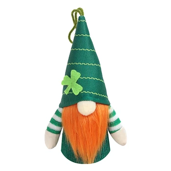 Gnome Papusa Pentru St Patricks Zi, Decoratiuni, Verde de Trifoi Pălărie Scandinave fără Chip de Papusa Pentru St Patrick ' s Day Decor CNIM Fierbinte