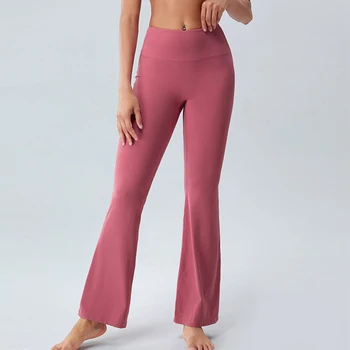 INLUMINE Fluture Cutat Pantaloni de Yoga Pentru Femei Casual Slim Flare Jambiere de Funcționare în aer liber liftingul de Fitness Strâns WideLeg Pantaloni