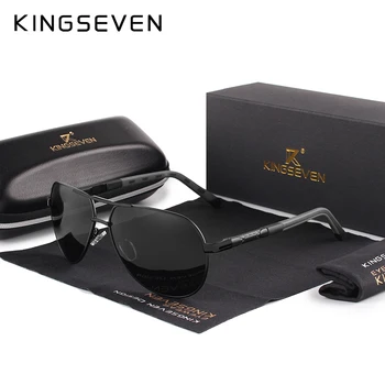 KINGSEVEN Epocă de Aluminiu Polarizat ochelari de Soare Brand de ochelari de Soare de Acoperire Lentile de Conducere EyewearFor Bărbați/Femei