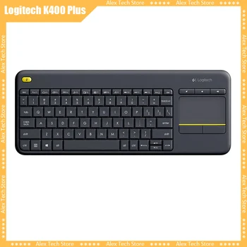 Logitech Wireless Keyboard K400 Plus Pentru Tableta Android Smart Tv, Laptop Touch Panel Viata Lunga A Bateriei Utilizarea De Afaceri Gamer Cadouri