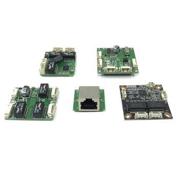 Mini PBCswitch modul PBC OEM module mini dimensiune 3/4/5 Porturile Switch-uri de Rețea Pcb Bord mini switch ethernet modulul 10/100Mbps