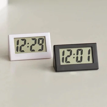 Minimalist Mini Ceas Electronic Tăcut Birou Timp De Afișare Ceas Cu Alarma Electronic Micro Ceas Pentru Desktop Home Office Studiu