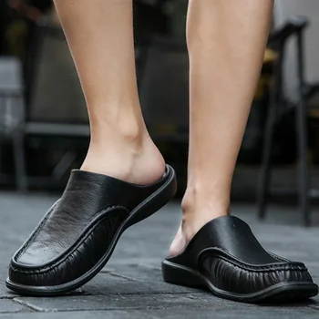 Noi 2023 Bărbați Moda Alunecare Onnon-alunecare Papuci Casual Leneș Pantofi ComfortableOutdoor Pantofi de Plaja