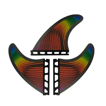 NOI Tri fin set VIITORUL Single File Aripioare M/G5 Culoare Desen de Surf surf fin Face de Fagure De miere din Fibră de sticlă