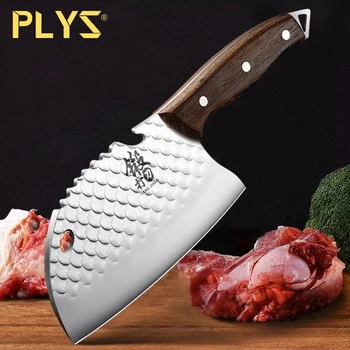 PLIURI-din oțel Inoxidabil cuțit de bucătărie de uz casnic cap rotund feliere cuțit bucătar-șef utilizarea ascuțite de tăiere de carne de legume cuțit de bucătărie