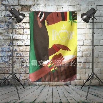 Reggae Trupa de Rock Heavy Metal Muzica Poster Pânză Steaguri, Autocolante de Perete Agățat picturi Biliard Sala Studio Tema Decor Acasă A2