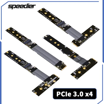 Riser PCI Express 3.0 X4 PCI-E PCIe 4x La M2 NVMe SSD Cablu prelungitor Solid state Drive Riser Card ADT R44UF R44SF R44MF
