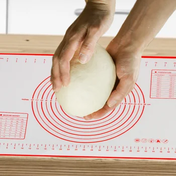 Silicon Bucătărie Gadget-Uri De Gătit Pizza Aluat De Rulare Covoare De Mari Dimensiuni De Copt Mat Frământare Aluat Mat Non-Stick De Patiserie Pad Foaie