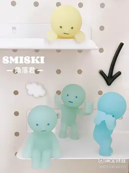 SMISKI Orb Cutie SMISKI Toaletă Serie Cutie Surpriză Mini Figura Noctilucent Papusa Drăguț Birou Kawaii Jucării, Ornamente Decor, Cadou