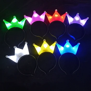 Stralucitoare LED-uri Colorate Coroana Cadouri Luminoase Decor Petrecere de Lumină Coroana Copii Fete Favoruri Fericit Fluorescente Petrecerea de Ziua Decor
