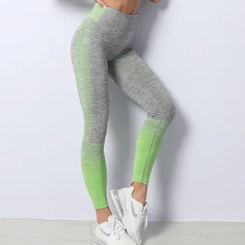 SVEIC fără Sudură Yoga Pantaloni de Fitness Femei Jambiere Dungă Antrenament Sport de Înaltă Talie Jambiere Push-Up Dresuri Femei Îmbrăcăminte Sport