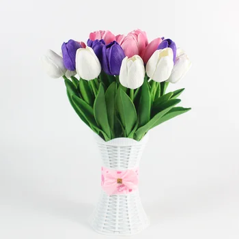 Tulip Simulare de Flori de Nunta Petrecere Acasă Decorare Flori 10PC