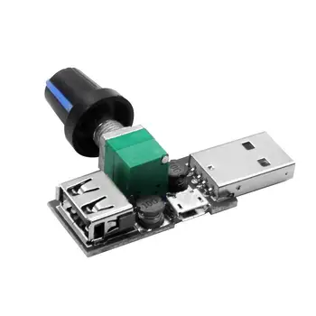 USB Fan Controler de Viteză 5W USB Fan Controler de Viteză fără Trepte Multiple de Viteze Funcție de Comutare DC 5V 4-12V 2.5-8V USB Fan Guvernator