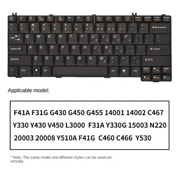 Înlocuiți Costum Pentru Lenovo L3000 G450 F31A Y330G 14001 14002 15003 20003 20008 Tastatura Laptop
